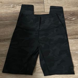 Lululemon Black Camo Leggings